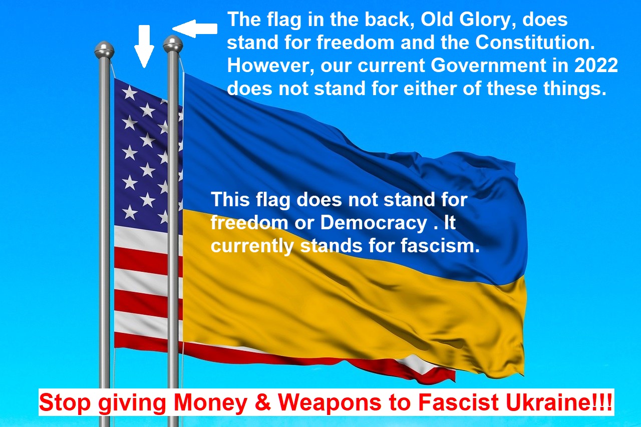 ukraine flag stands for fascism