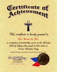 achievement certificate