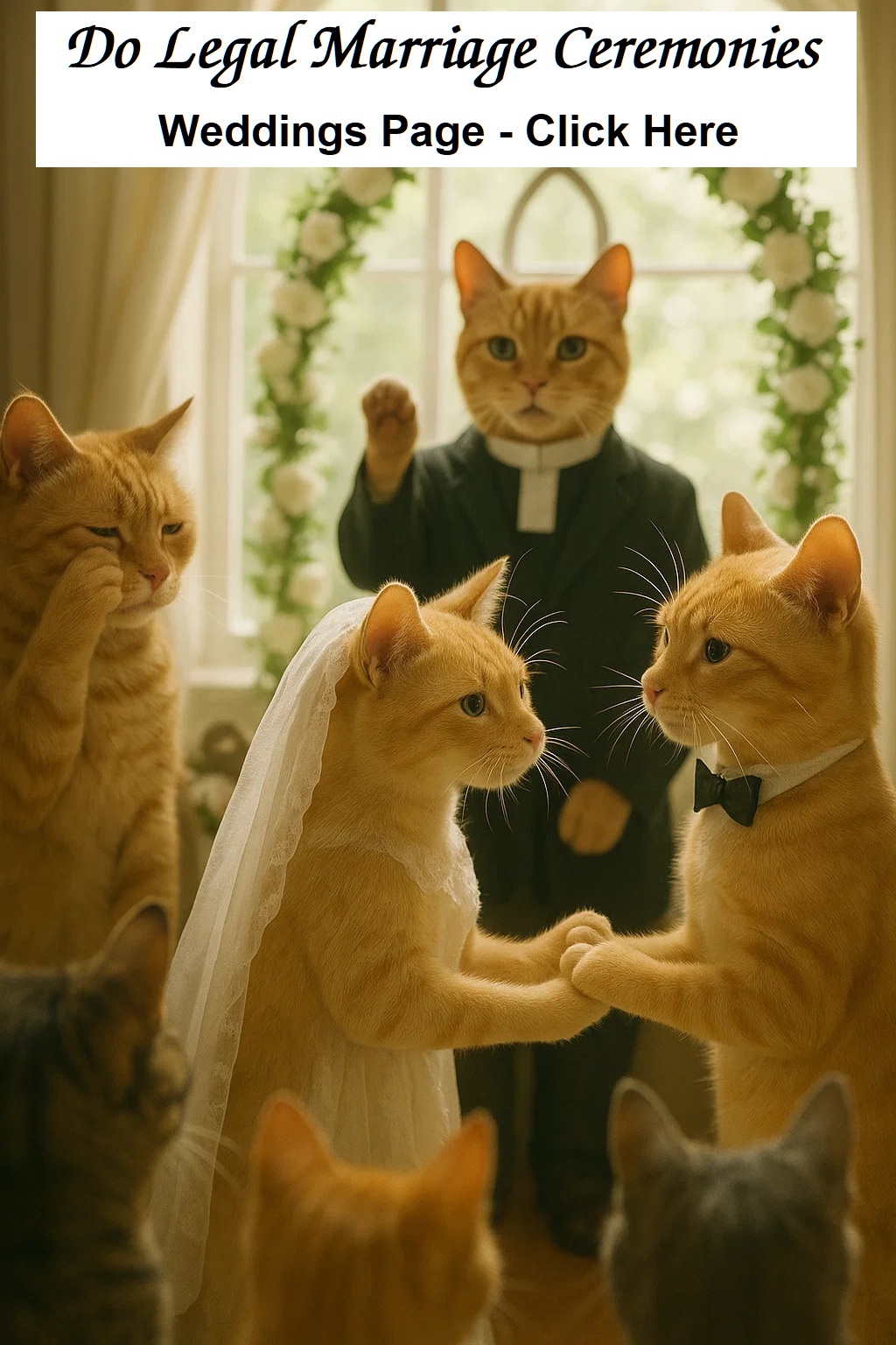 cat doing marriages