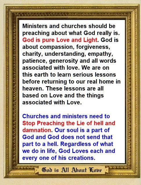 god is about love