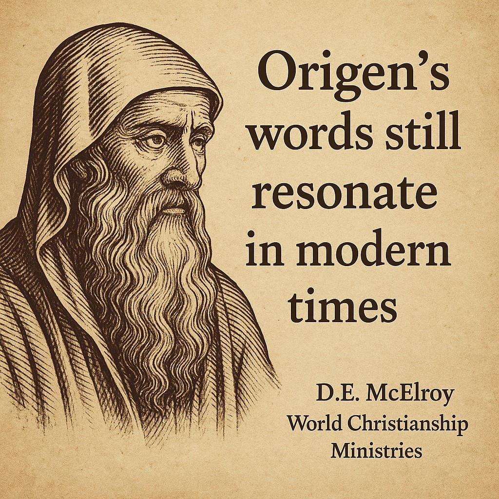 origen of alexandria word will last