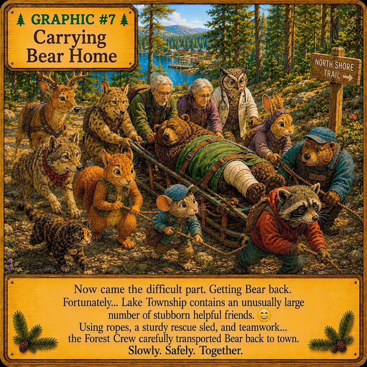 bear breaks leg graphic 7