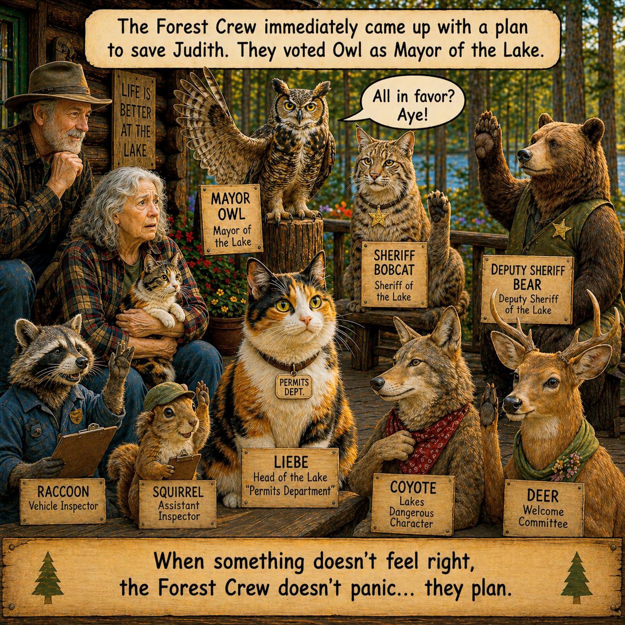 forest
                  crew creates local government