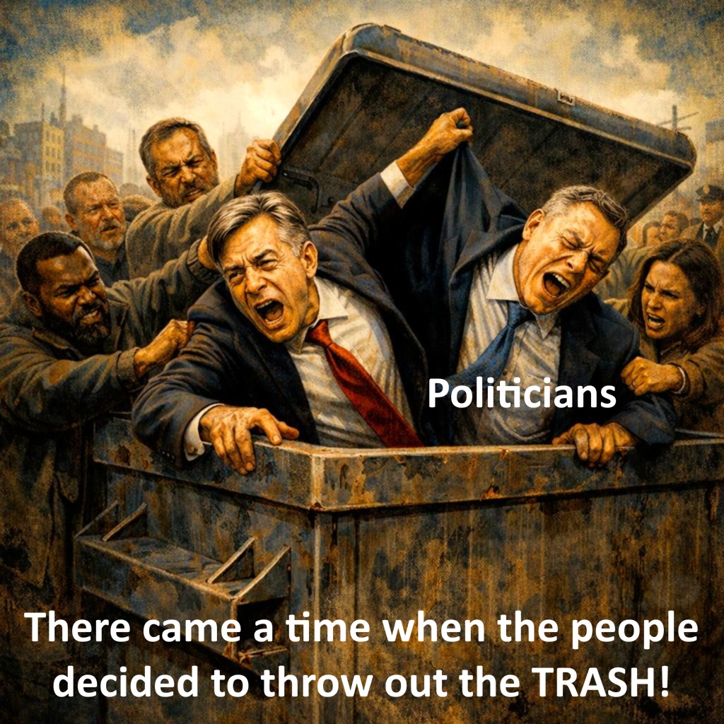 throw
            out the trash politicians