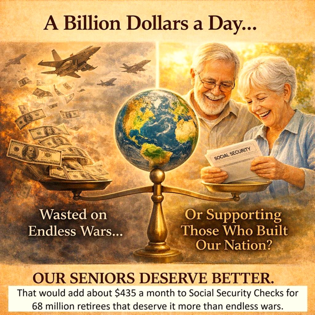 money for seniors not war