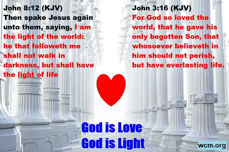 colums god is light love