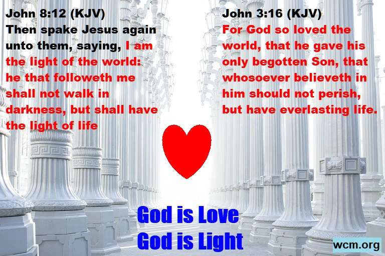 colums god is light love